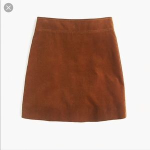 JCrew Corduroy brown skirt